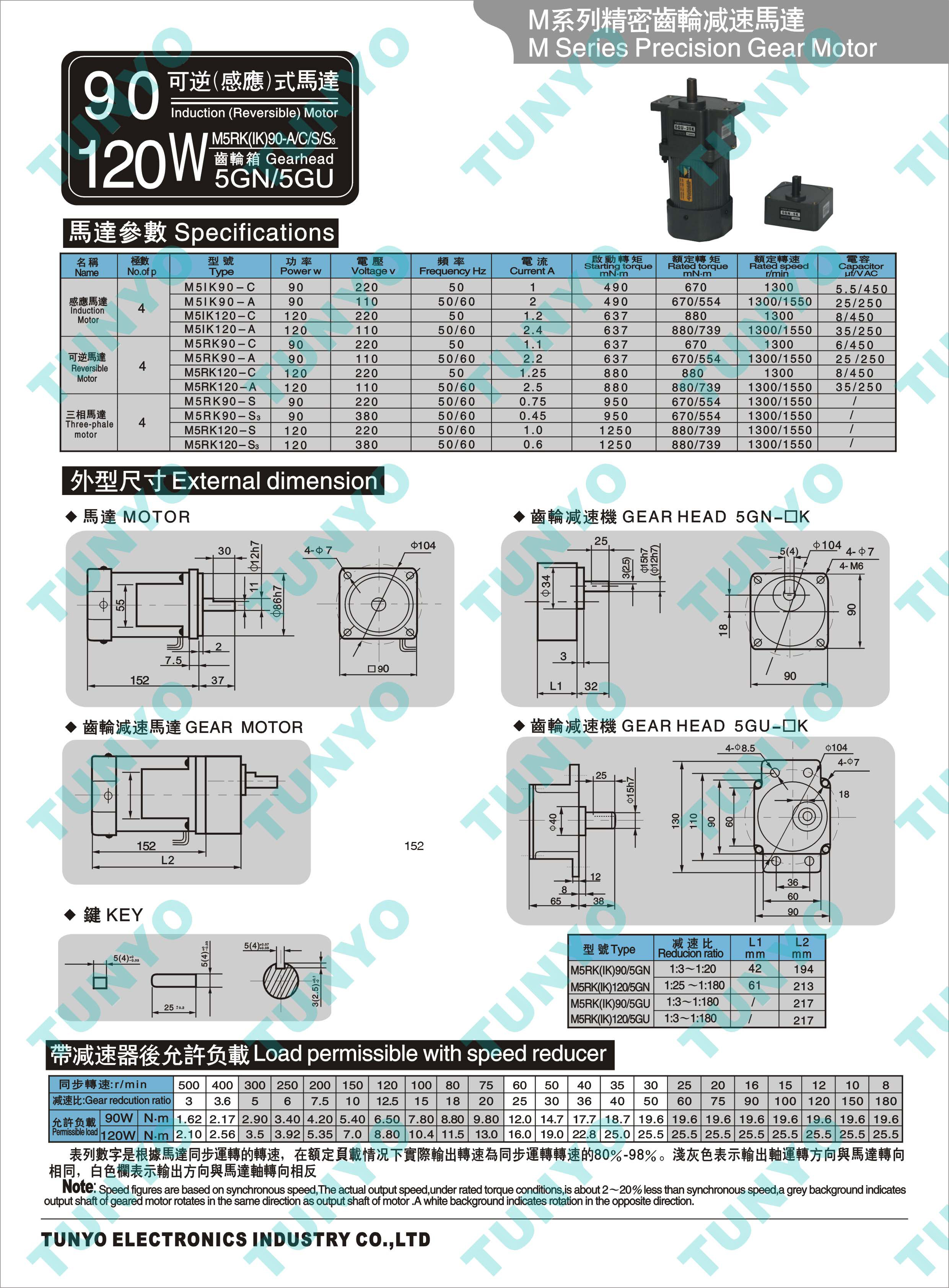 120W调速电机